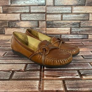 L.L. Bean Slip On leather loafer - Womens 8